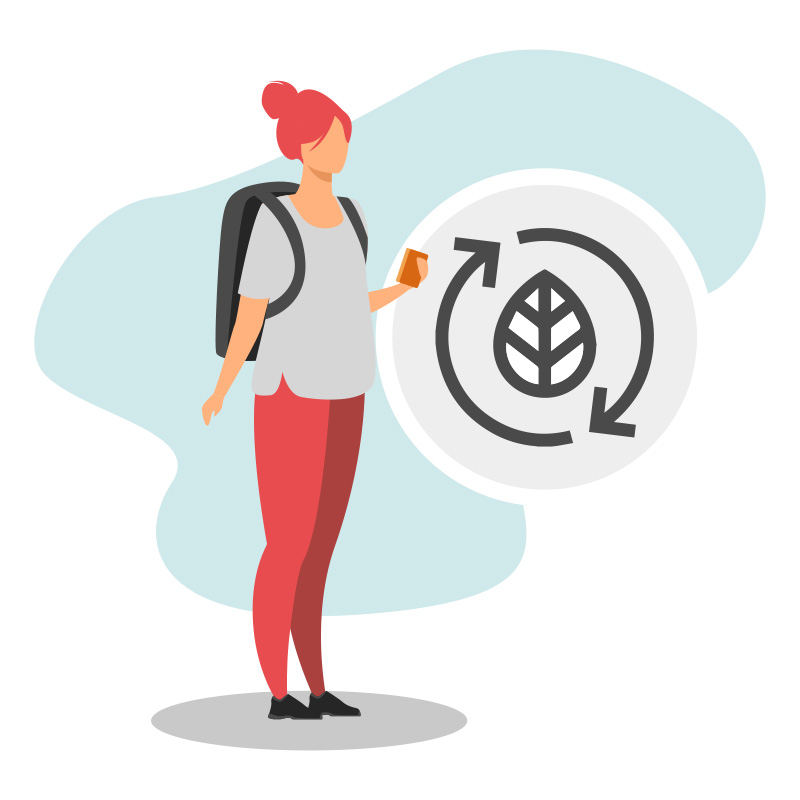Nachhaltigkeit Illustration